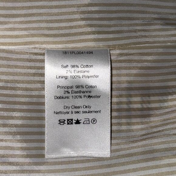 New Veronica Beard FULLER CHECK SINGLE-BUTTON DICKEY JACKET Cream Blue/ Rose Sz2 - Picture 14 of 16